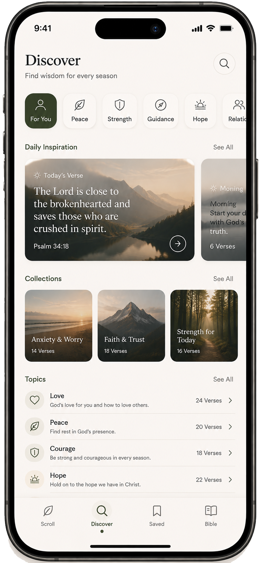 Discover home